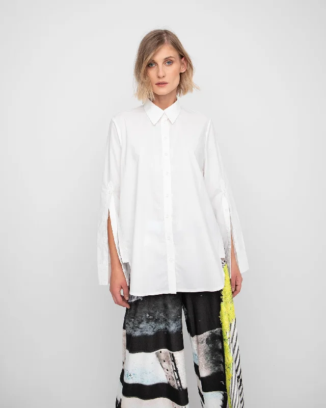 Weekend Deals That Spark Ozai N Ku Ithaca Blouse, White