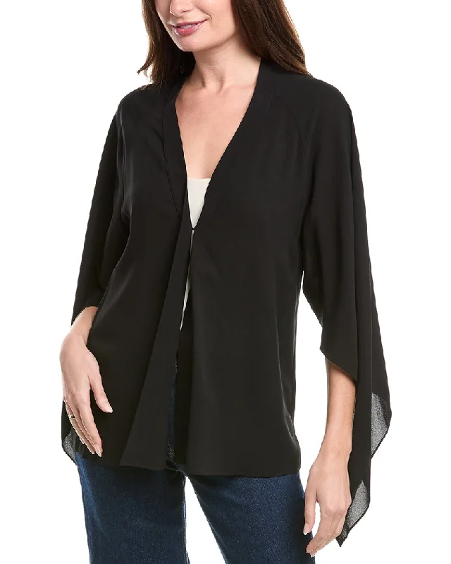 Steals and Deals Michael Kors Collection Silk Flare Wrap Top