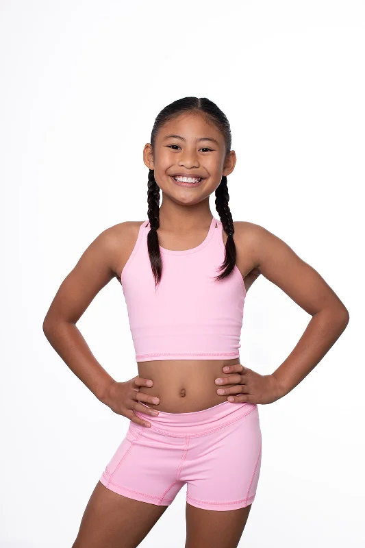 Weekend Specials to Relish Luxe Ellidy Pink Crop Top