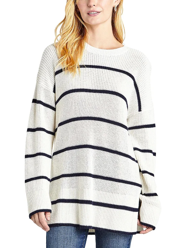 Big Discounts Womens Silk Blend Split Hem Pullover Sweater