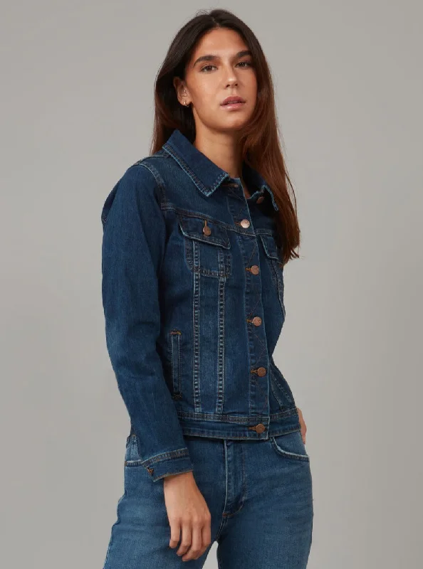 Markdown Sale GABRIELLA-CSN Classic Denim Jacket - Cool Starry Night