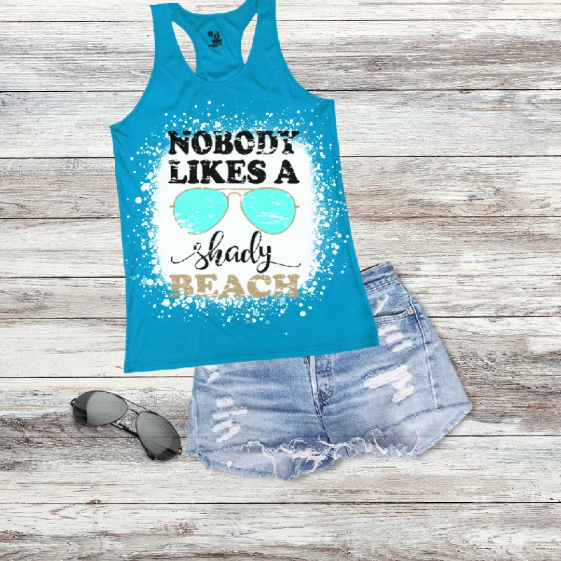 Top Pick No Body Likes A Shady Beach Bleached Tank
