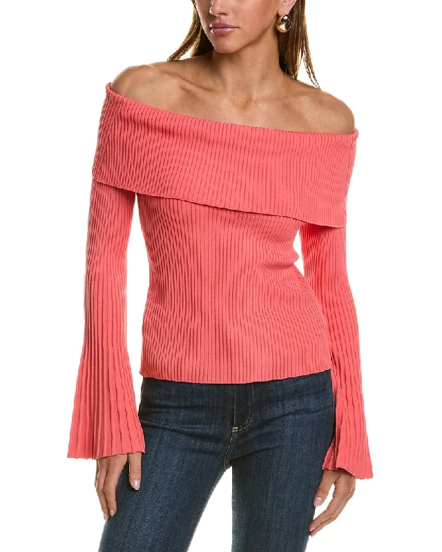 Value Deals BCBGMAXAZRIA Off Shoulder Sweater
