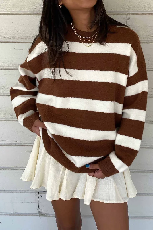 The Best Prices Oversized Striped Sweater