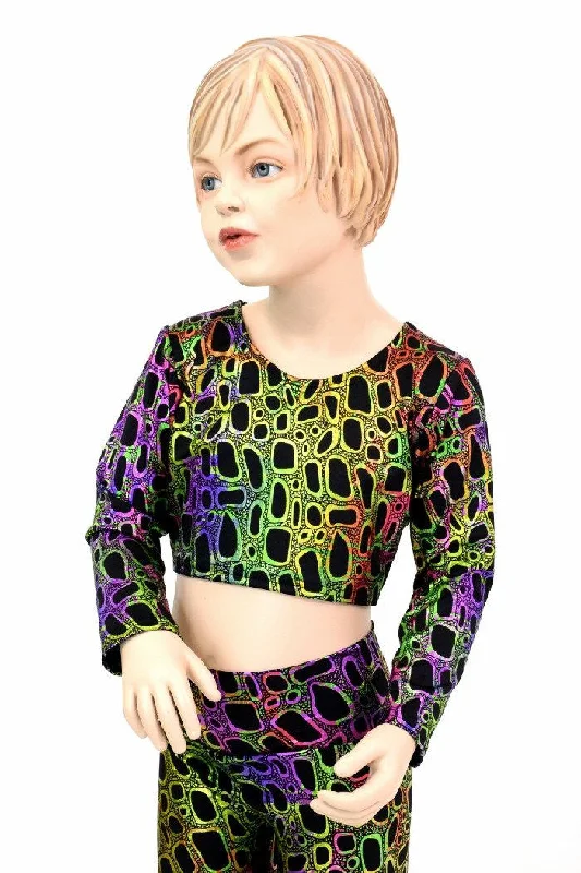 Exclusive Offer Girls Long Sleeve Poisonous Top