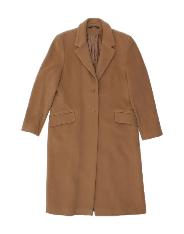 Don’t Miss Out LAURA ASHLEY Womens Overcoat UK 16 Large  Beige Wool
