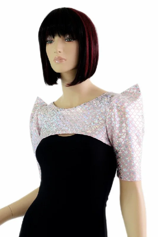 Weekend Discounts to Love Pink & Silver Dragon Bolero Dance Sleeves