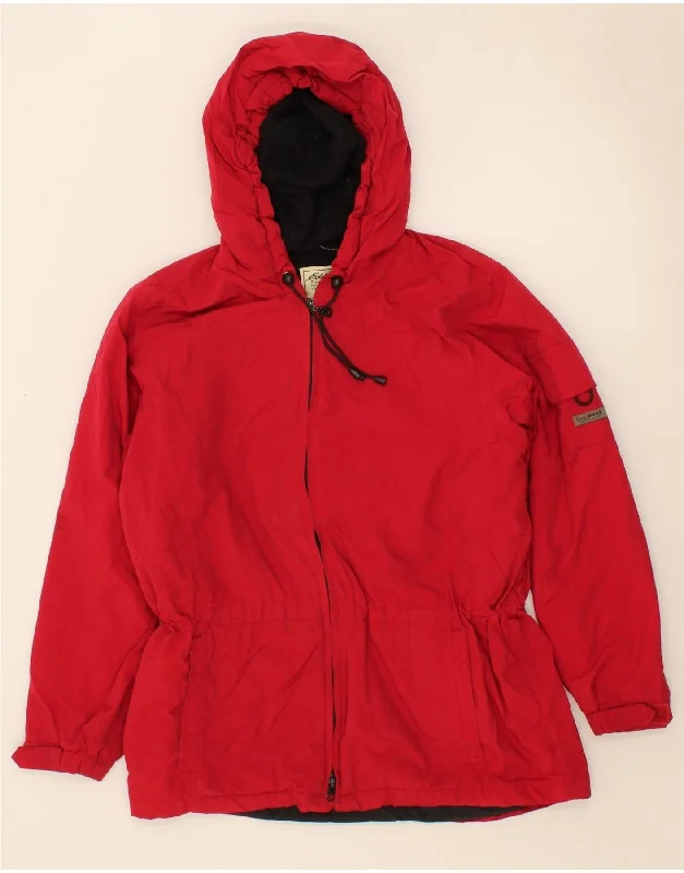 Weekend Savings Spectacular EDDIE BAUER Womens Hooded Windbreaker Jacket UK 14 Medium Red Nylon Weekend Savings Spectacular EDDIE BAUER Womens Hooded Windbreaker Jacket UK 14 Medium Red Nylon