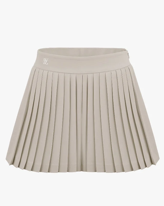 Weekend Extravaganza: Shop Now Signature Pleated Style Short Pants - Beige