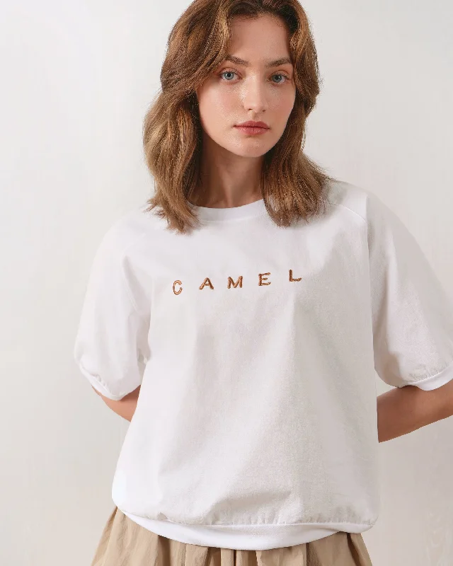 Weekend Specials to Savor Camel Cotton Top