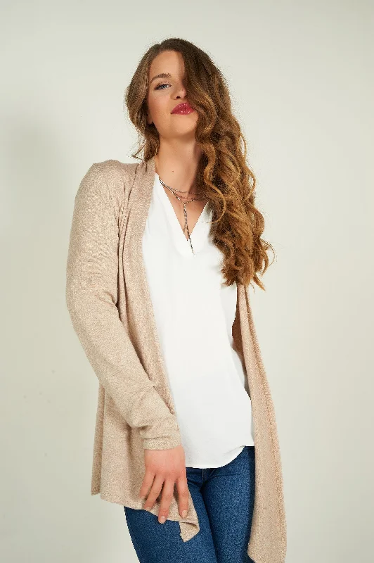 Today Only Cardigan mi-long ouvert - 13148 - (R-B3)