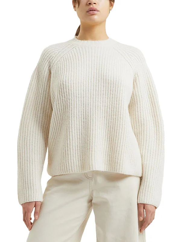 Amazing Deals Womens Cable Knit Casual Crewneck Sweater