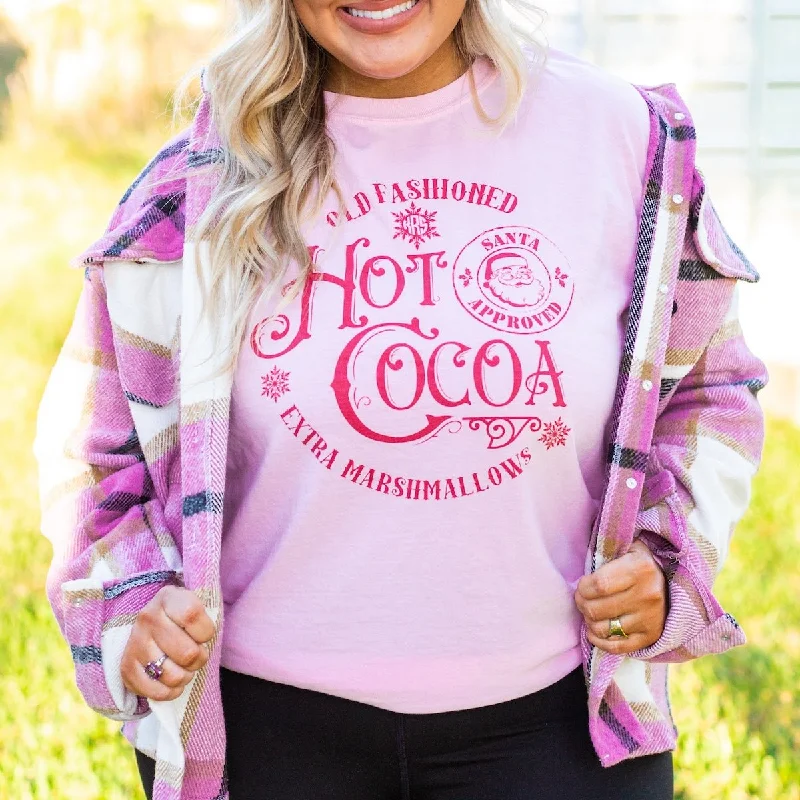 Seasonal Clearance Monogrammed 'Old Fashioned Hot Cocoa' Crewneck Sweatshirt