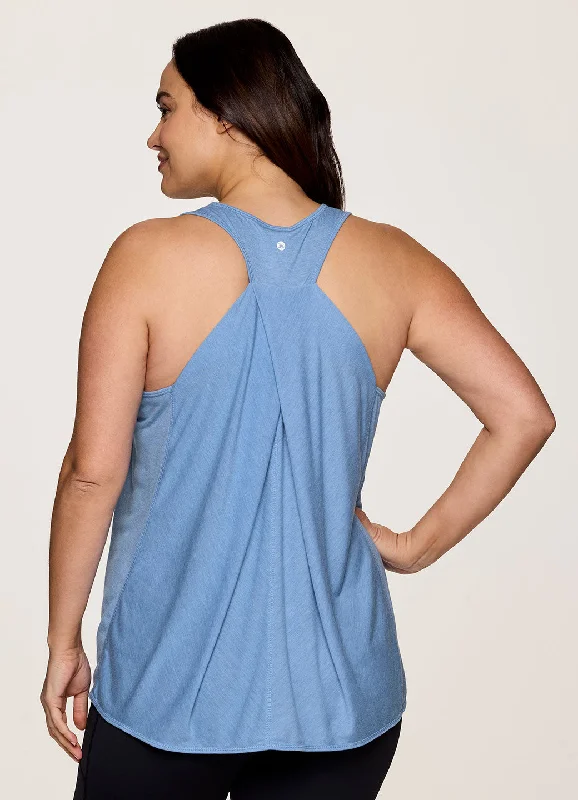 Discount Mania Plus Prime Relaxed Twist Back Tank Top