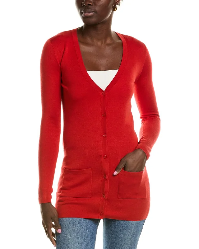 Take Advantage Michael Kors Collection Bette Silk-Blend Cardigan