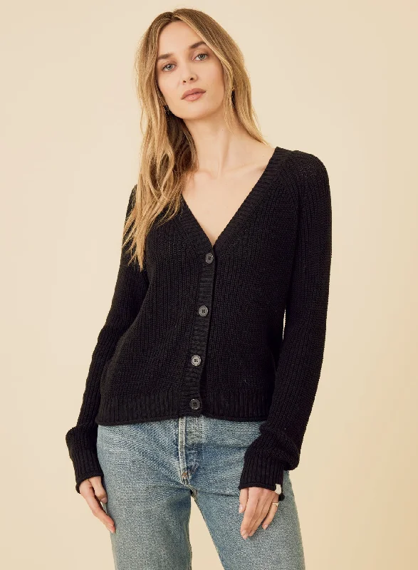 Take Advantage Raleigh Cardigan - Black