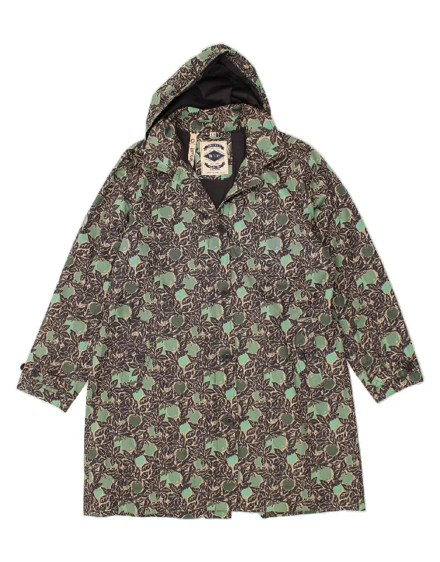 Weekend Deals You Can't Resist VINTAGE Womens Hooded Windbreaker Coat UK 18 XL Green Floral Cotton Weekend Deals You Can't Resist VINTAGE Womens Hooded Windbreaker Coat UK 18 XL Green Floral Cotton
