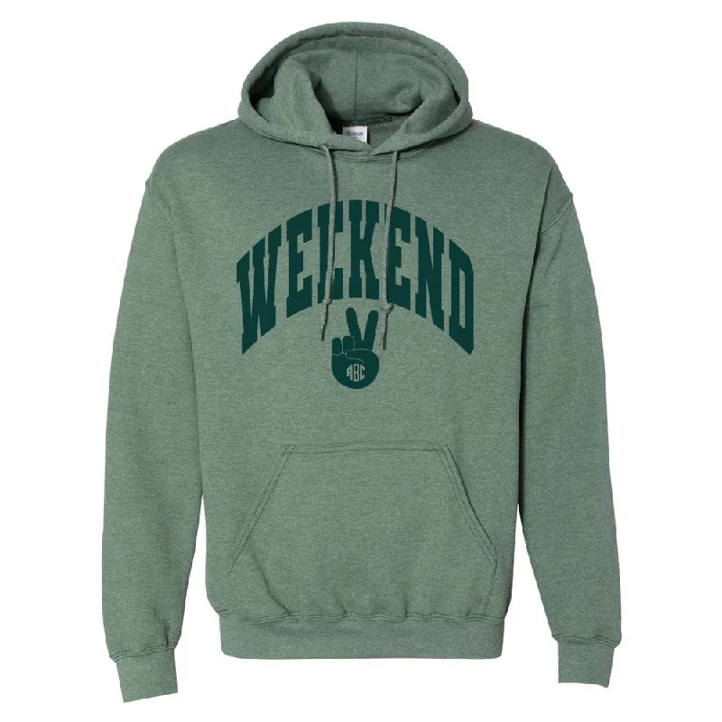 Weekend Specials to Snag Monogrammed 'Weekend' Hoodie