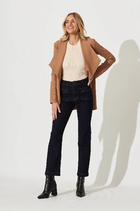 Price Meltdown Curacao Straight Leg Jean In Dark Blue Denim