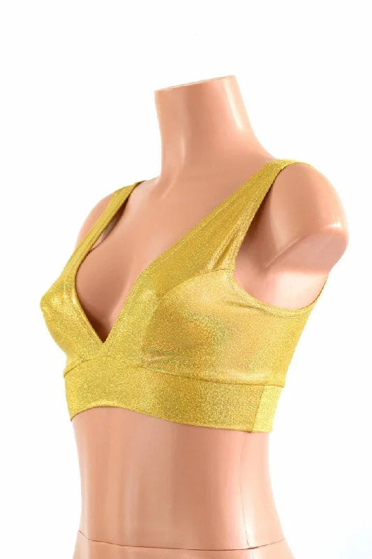Weekend Specials to Savor Starlette Bralette in Sparkly Gold
