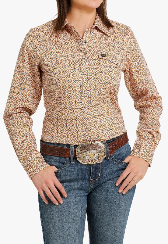 Year-End Sale Cinch Womens Snap Front Long Sleeve Shirt