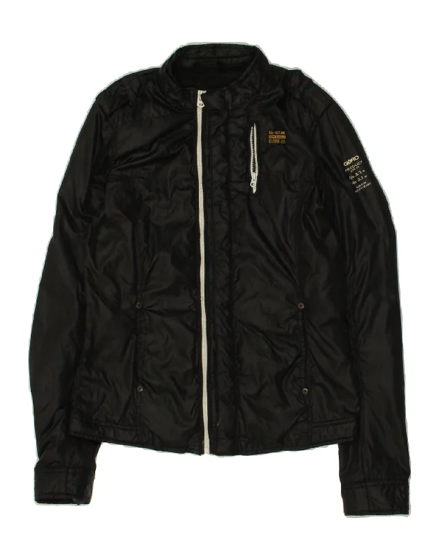 Buy More, Save More G-STAR Womens Graphic Bomber Jacket UK 10 Small Brown Polyamide