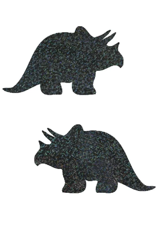 Online Only Black Holo Triceratops Pasties