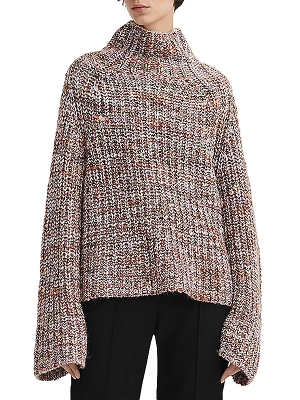 Weekend Extravaganza: Shop Now Womens Wool Blend Long Sleeve Mock Turtleneck Sweater