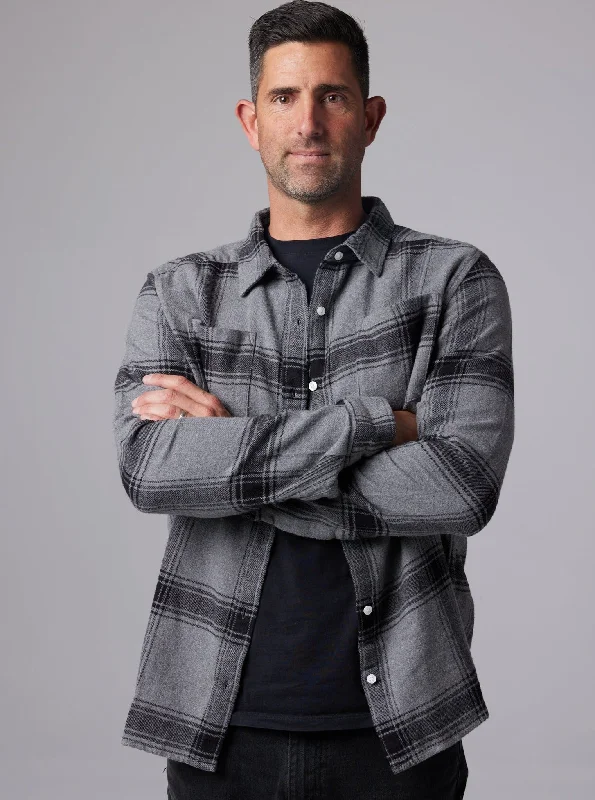 Unbeatable Deal Shiloh Unisex Flannel - Grey