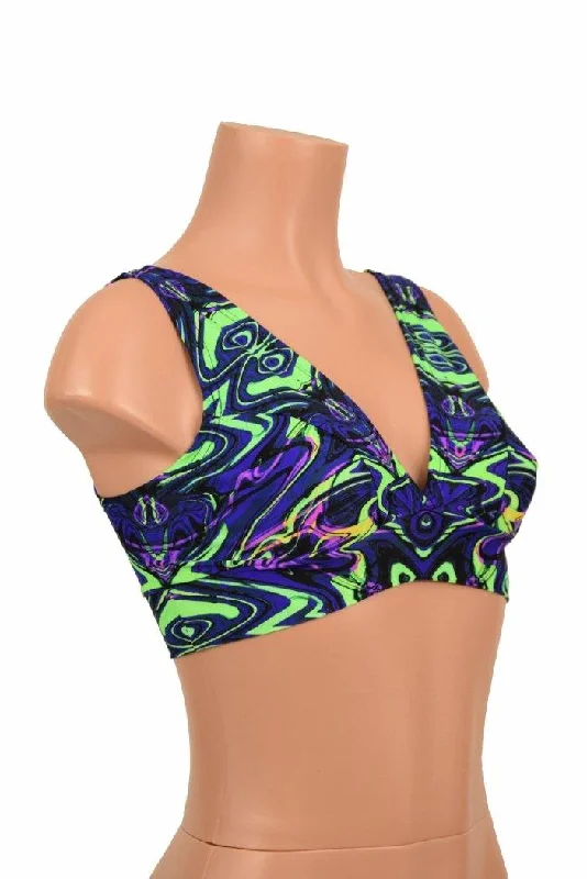 Limited Time Discount Starlette Bralette in Neon Melt