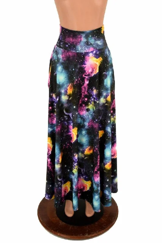 Weekend Discounts to Savor Maxi Skirt with Pockets