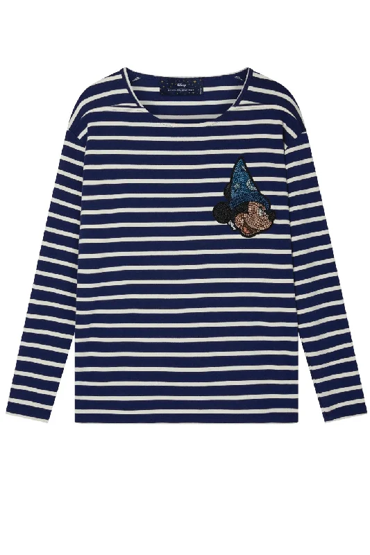 Reduced Prices Stella McCartney x Disney Mickey Breton Stripe T-Shirt - White/ Blue