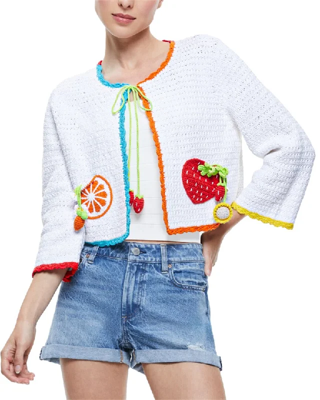 Weekend Deals You Can't Resist alice + olivia Anderson Tie Cardigan