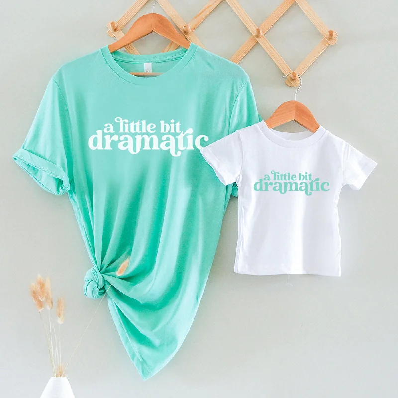 Flash Sale Little Bit Dramatic Mum & Kid Matching T-Shirts