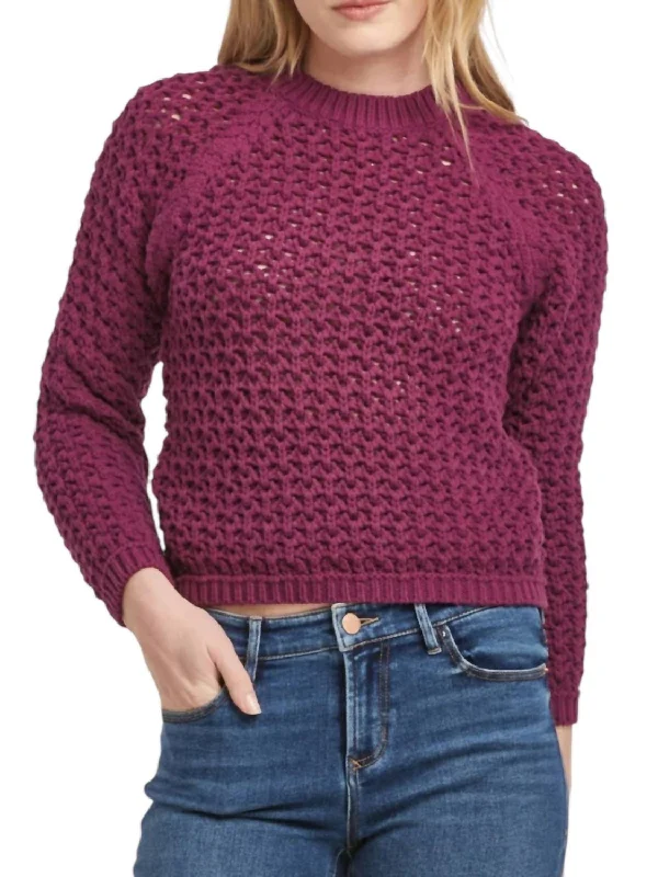 Savings Event Sarafina Sweater In Purple
