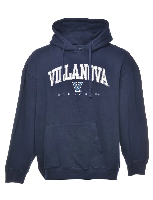 Weekend Bargains to Enjoy Navy Villanova Printed Hoodie - S
