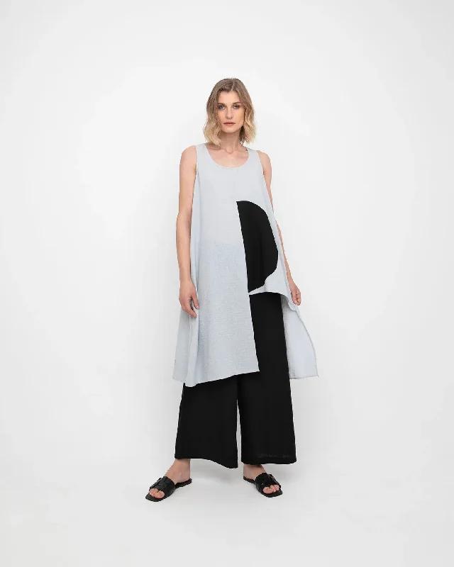 Time-Limited Offer Ozai N Ku Bauhaus Tunic Top, Ice