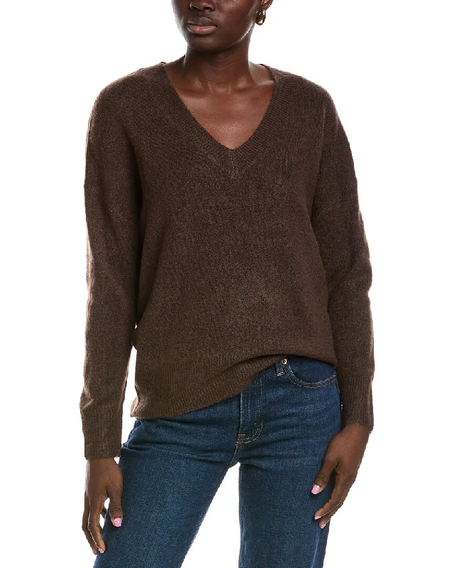 Overstock Brook + Lynn V-Neck Sweater