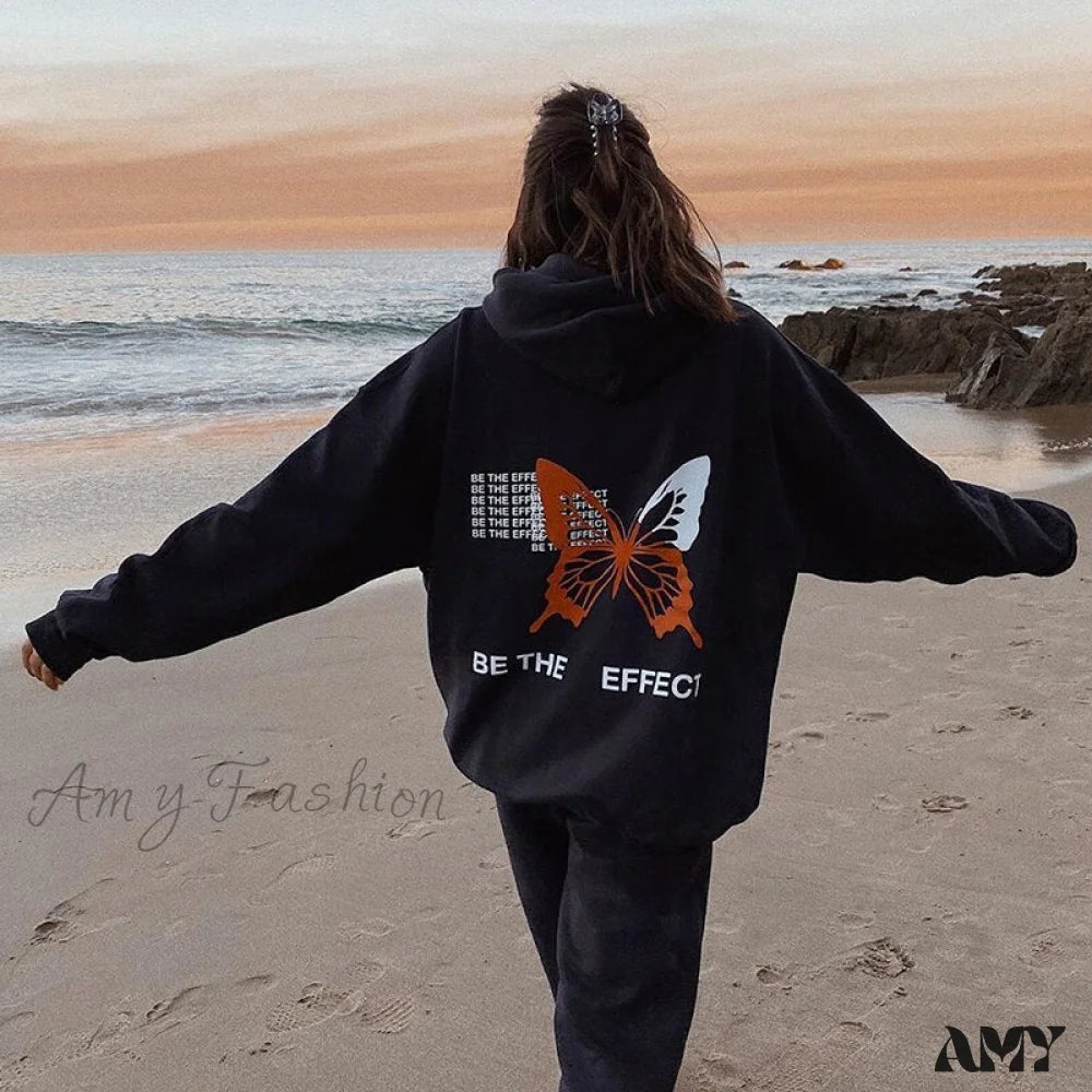 Weekend Deals That Wow Amy Fashion - Streetwear Hip Hop Punk Casual Loose Hoodie