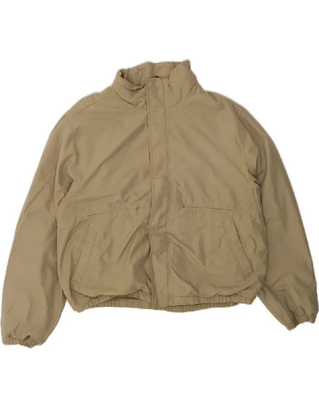 Weekend Bargains Galore DOCKERS Womens Oversized Bomber Jacket UK 18 XL Beige Polyester Weekend Bargains Galore DOCKERS Womens Oversized Bomber Jacket UK 18 XL Beige Polyester