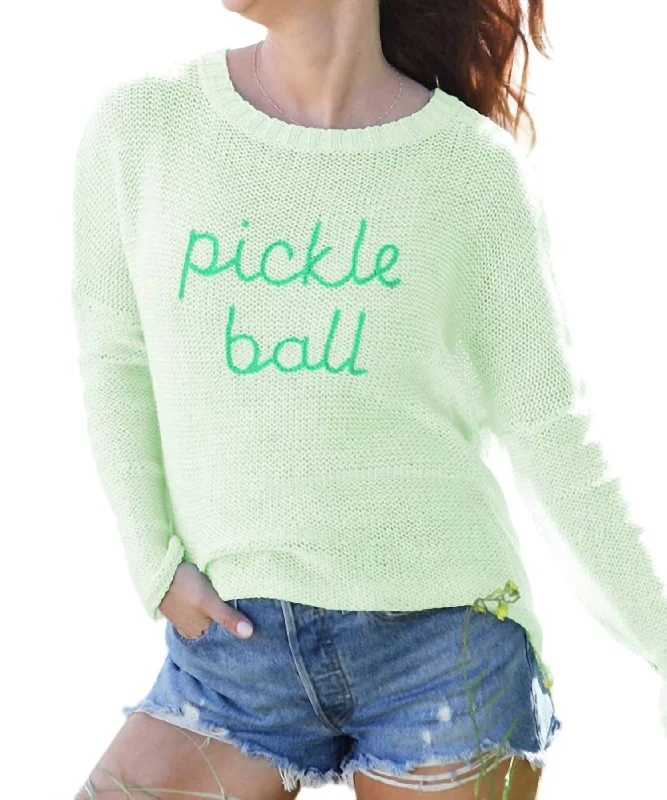 Buy More, Save More Pickleball Sweater In Mojito/seagreen