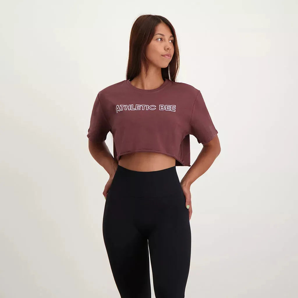 Weekend Deals That Spark AB Crop Top Plum