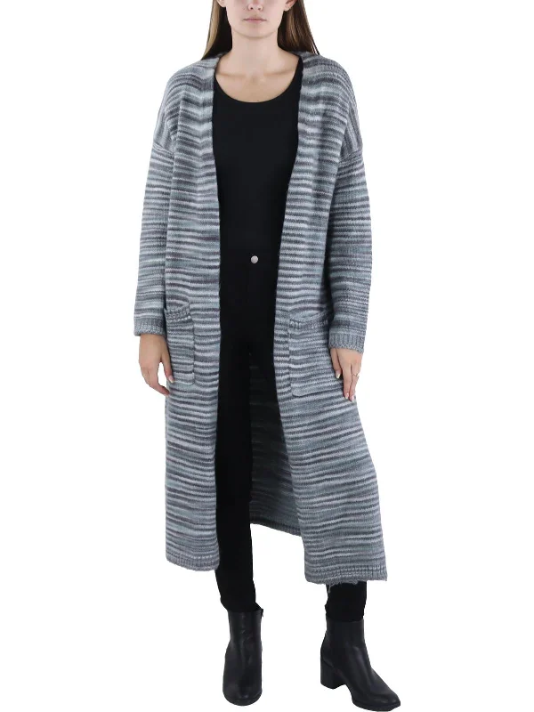 Unwind with Weekend Discounts Womens Space Dye Long Duster Sweater