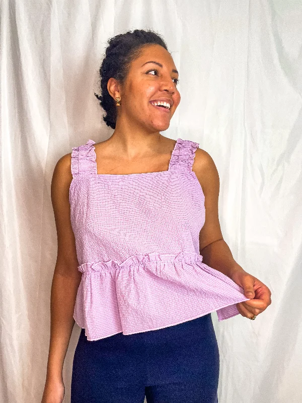 Quick Sale Eloise Ruffle Crop Top