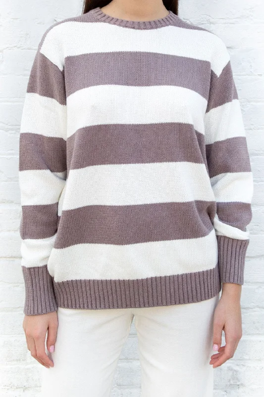 Purple and White Stripes