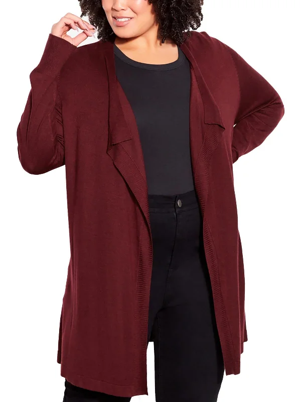 Weekend Discounts to Enjoy Womens Ribbed Trim Layering Cardigan Sweater