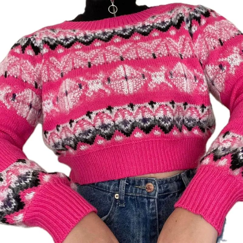 Major Savings Pink Fluffy Sweater