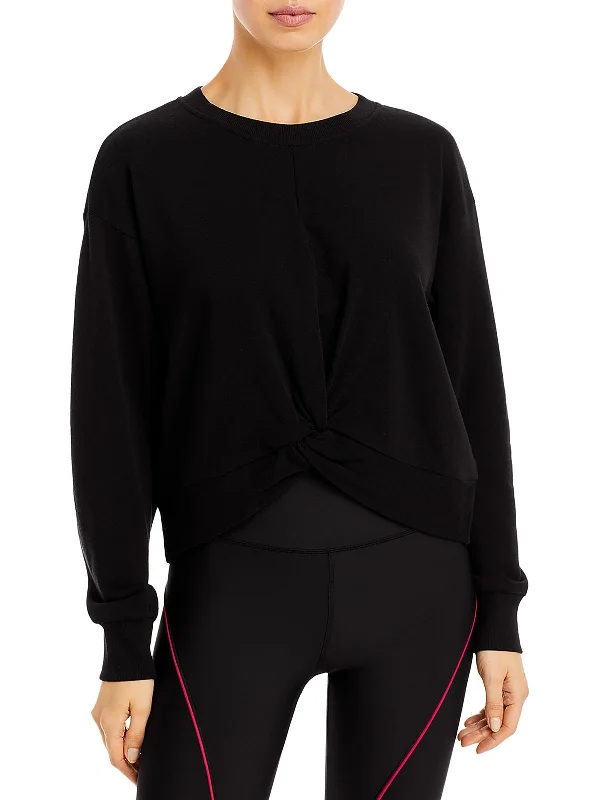 Shop Now Womens Long Sleeve Front Twist Pullover Sweater