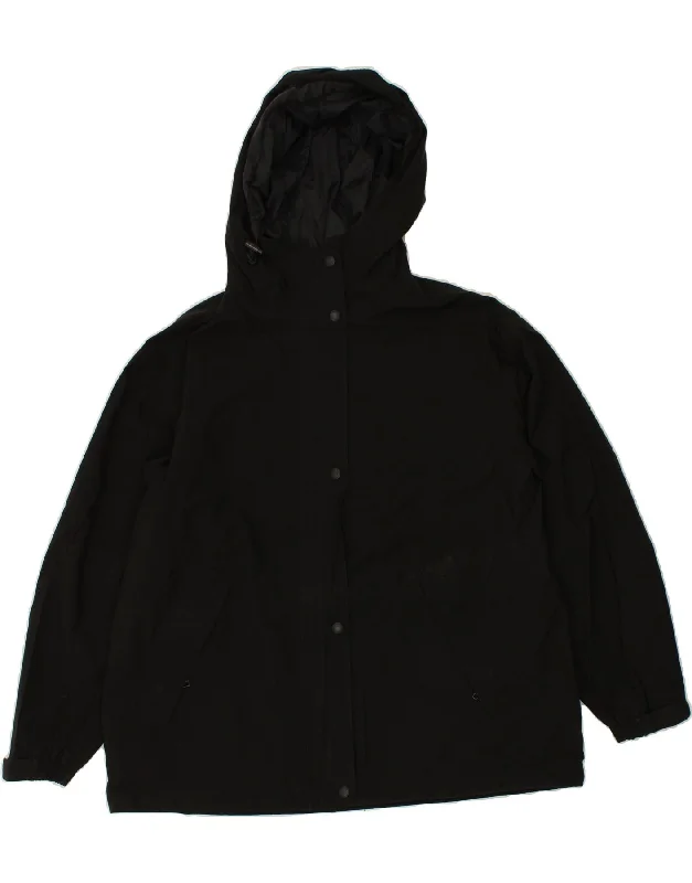 Weekend Deals That Dazzle EDDIE BAUER Womens Hooded Windbreaker Jacket UK 16 Large Black Polyester Weekend Deals That Dazzle EDDIE BAUER Womens Hooded Windbreaker Jacket UK 16 Large Black Polyester