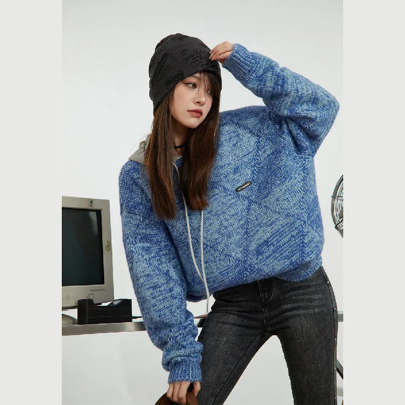 Mega Sale Noe Argyle Loose Fit Knit Sweater